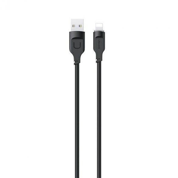 USAMS Kabel Lightning Încărcare rapidă 2,4A Seria Lithe 1,2m czarny/negru SJ565USB01(US-SJ565)