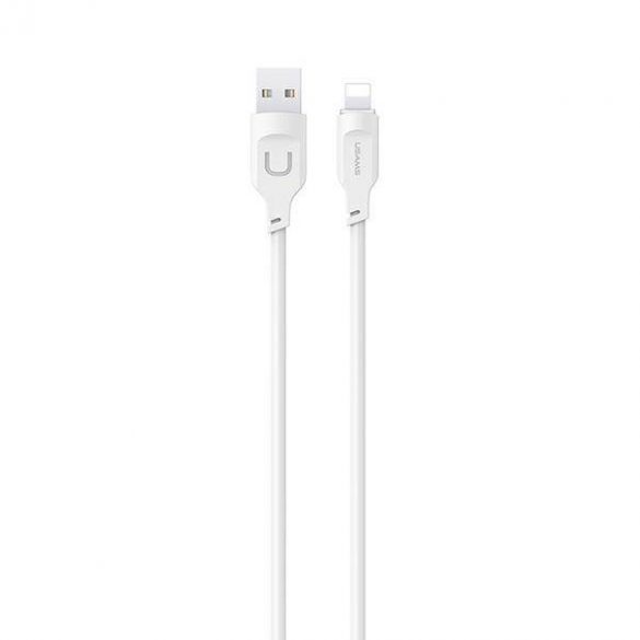 USAMS Kabel Lightning Încărcare rapidă 2,4A Seria Lithe1,2m biał/alb SJ565USB02 (US-SJ565)