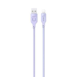 USAMS Lightning Fast Charging 2.4A Lithe Series 1.2m violet/violet SJ565USB03 (US-SJ565)