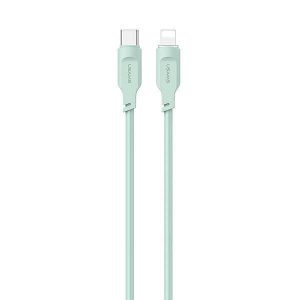 USAMS Kabel USB-C și Lightning PD Încărcare rapidă 1,2m 20W Seria Lithe zielony/verde SJ566USB04 (US-SJ566)