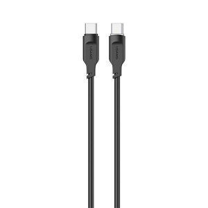 USAMS Kabel USB-C și USB-C PD Încărcare rapidă 1,2m 100W Seria Lithe czarny/negru SJ567USB01(US-SJ567)