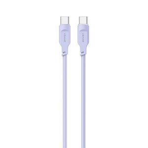 USAMS Kabel USB-C și USB-C PD Încărcare rapidă 1,2m 100W Seria Lithe violet/violet SJ567USB03 (US-SJ567)