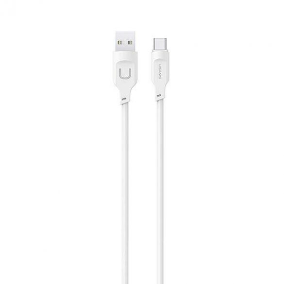 USAMS Kabel USB-C PD Încărcare rapidă 1,2m 6A Seria Lithe biał/alb SJ568USB02(US-SJ568)