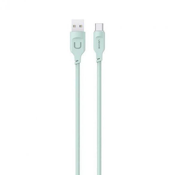 USAMS Kabel USB-C PD Încărcare rapidă 1,2m 6A Seria Lithe zielony/verde SJ568USB04 (US-SJ568)