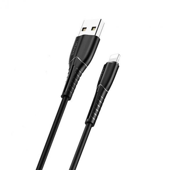 USAMS Kabel U35 lightning 2A Fast Charge 1m czarny/negru SJ364USB01 (US-SJ364)