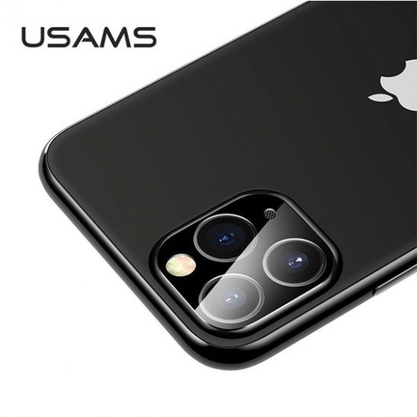 Obiectivul aparatului foto USAMS din sticlă iPhone 11 Pro Max negru/negru BH558JTT01 (US-BH558)