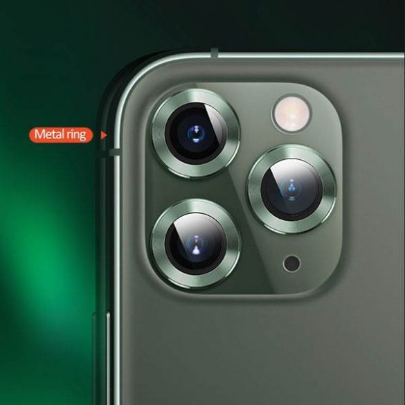 USAMS Camera lentile Sticla iPhone 11 Pro inel metalic szary/gri BH571JTT01 (US-BH571)