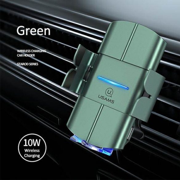 USAMS Uchwyt indukcyjny US-CD133 10W Automatic do kratki a fost. zielony/verde Starod CD133ZJ02