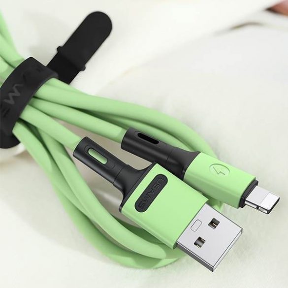 USAMS Kabel U52 lightning 2A Fast Charge 1m biał/alb SJ434USB01 (US-SJ434)