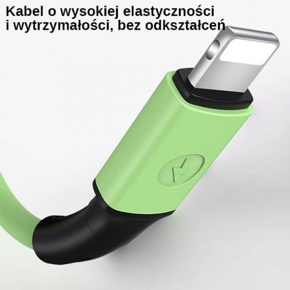 USAMS Kabel U52 lightning 2A Fast Charge 1m biał/alb SJ434USB01 (US-SJ434)