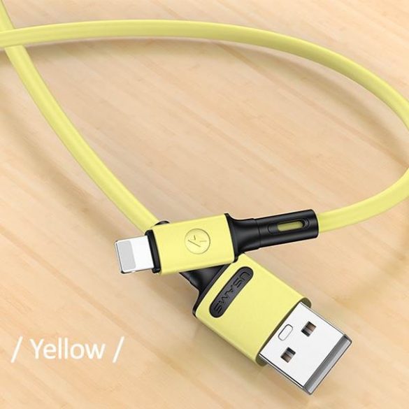 USAMS Kabel U52 lightning 2A Fast Charge 1m zółty/galben SJ434USB03 (US-SJ434)