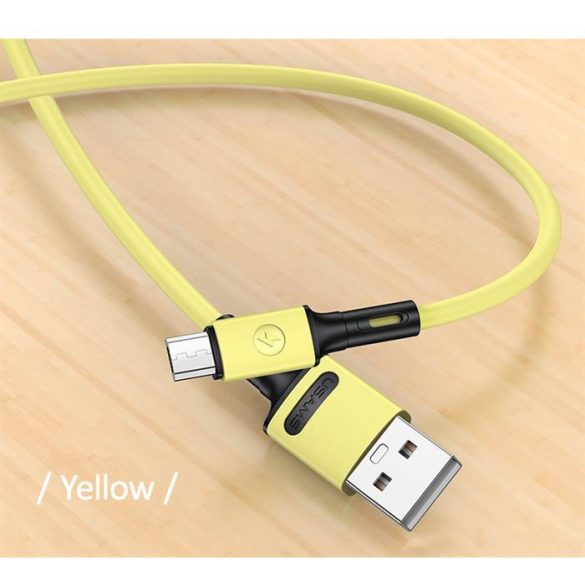 USAMS Kabel U52 microUSB 2A Încărcare rapidă 1m tone/galben SJ435USB03 (US-SJ435)