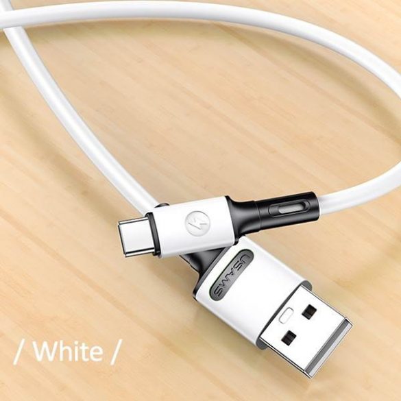 USAMS Kabel U52 USB-C 2A Încărcare rapidă 1m biał/alb SJ436USB01 (US-SJ436)