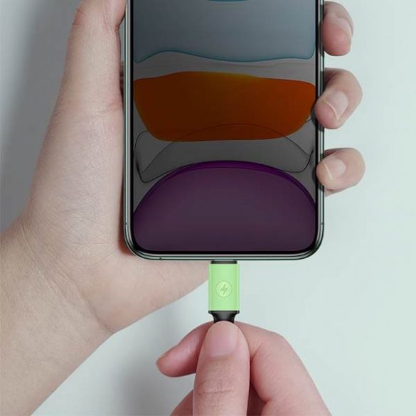 USAMS Kabel U52 USB-C 2A Încărcare rapidă 1m zielony/verde SJ436USB02 (US-SJ436)