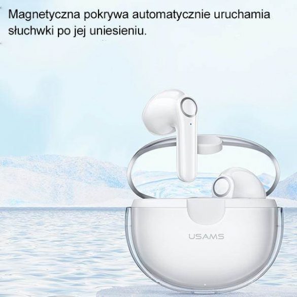 USAMS Słuchawki Bluetooth 5.1 TWS BU seria bezprzewodowe fioletowy/violet BHUBU02