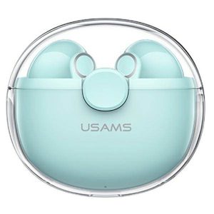 USAMS Słuchawki Bluetooth 5.1 TWS BU seria bezprzewodowe zielony/verde BHUBU03