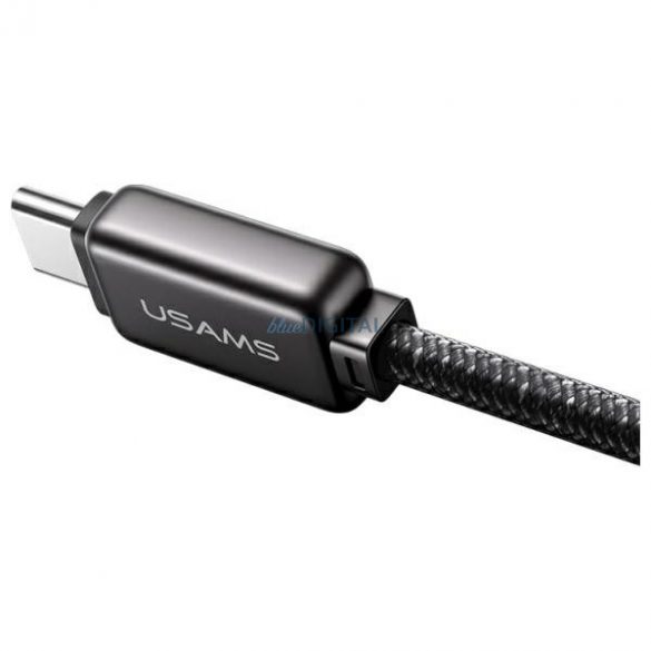 USAMS US-SJ743 Meteor Series Type-C - Cablu fulger 30W 1.2m - negru