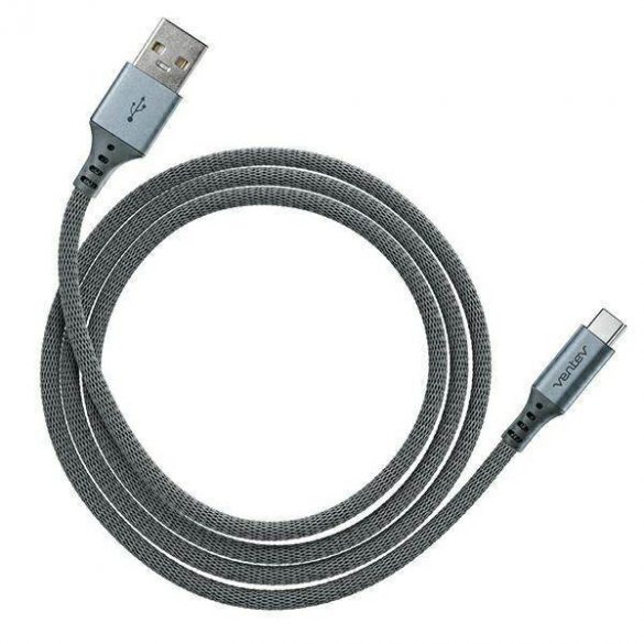 Kabel Ventev 1.2M USB-A/USB-C srebrny/argintiu 29406