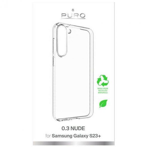 Husă Puro Nude 0.3 Samsung S23+ S916 przeźroczysty/transparentă PUSGS23P03NUDETR