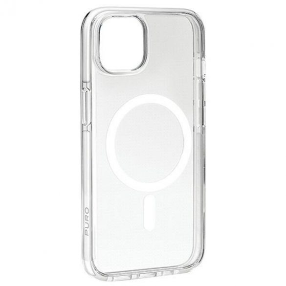 Puro LITEMAG PRO iPhone 15 / 14 / 13 6.1" MagSafe przezroczysty/transparent PUIPC1561LITEMPWHI