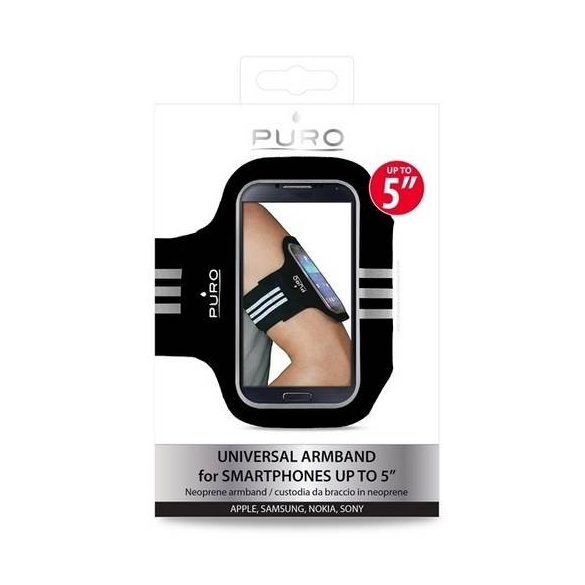 Puro Armband Uniwersalny 5" carcasa UNIBANBLK