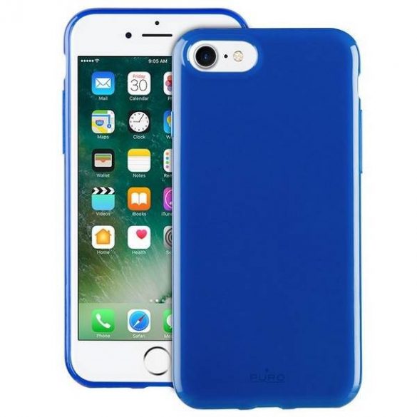 Puro Sunny Kit pentru iPhone 7/8 + okulary SE 2020 / SE 2022 niebieski/blue IPC747SUNNYKIT1BLUE husă