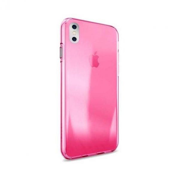 Husă pentru iPhone X Puro Nude 0.3 fluo różowy/fluo roz X/Xs IPCX03NUDEPNK