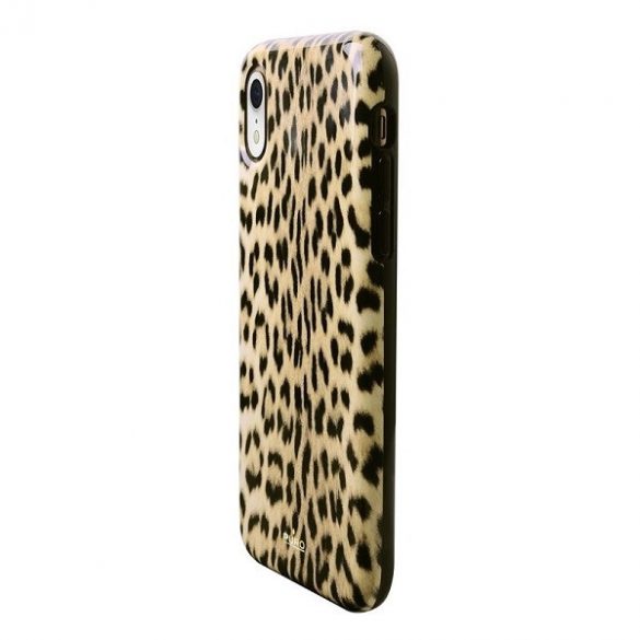 Husă Puro Glam Leopard iPhone Xr negru/negru Ediție limitată IPCX61LEO1BLK