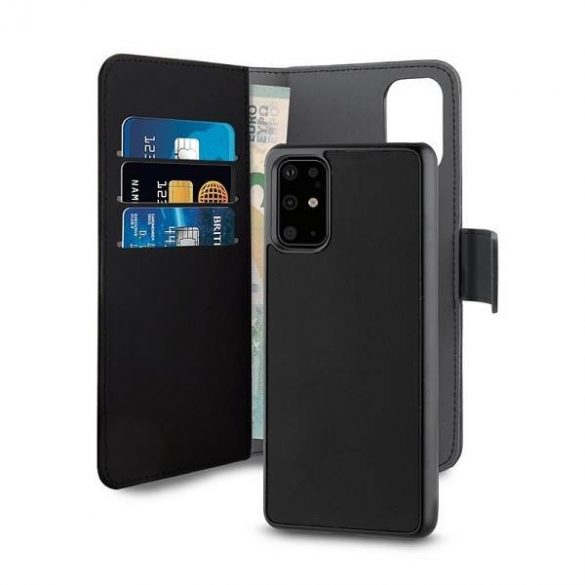 Husă detașabilă Puro Wallet Huawei P40 2w1 czarne/negru HWP40BOOKC3BLK