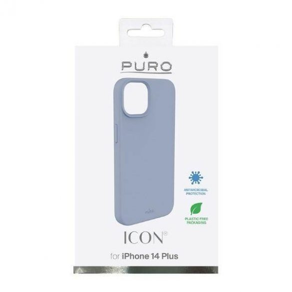 Husă Puro ICON iPhone 14 Plus / 15 Plus 6.7" niebieski/sierra blue IPC1467ICONLBLUE