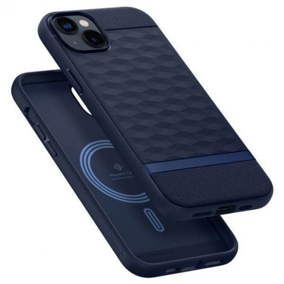 Spigen Caseology Parallax MAG iPhone 14 Plus / 15 Plus 6,7" Magsafe Granatowy/Midnight Blue ACS04928