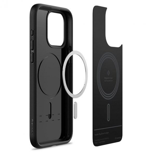 Spigen Caseology Parallax MAG iPhone 15 Pro Max 6.7 Magsafe Czarny/Matte Black ACS06614"