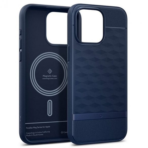 Spigen Caseology Parallax MAG iPhone 15 Pro Max 6.7 Magsafe Granatowy/Midnight Blue ACS06615"