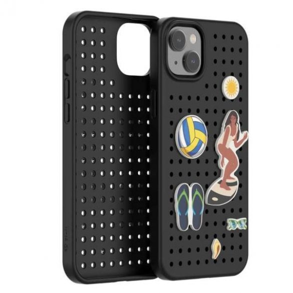 Husa Etui Pinit Dynamic iPhone 14 / 15 / 13 6.1" czarny/negru