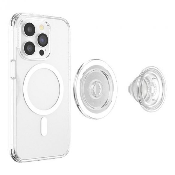 Popsockets PopGrip MagSafe 2 806827 przezroczysty/transparent uchwyt i podstawka do telefon