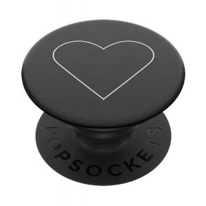 Popsockets 2 White Heart Black 800667 uchwyt i podstawka do telefon - standard