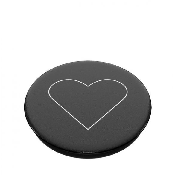 Popsockets 2 White Heart Black 800667 uchwyt i podstawka do telefon - standard