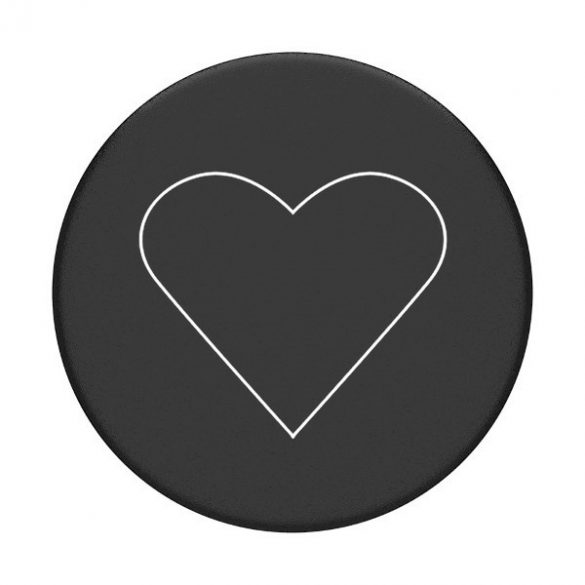 Popsockets 2 White Heart Black 800667 uchwyt i podstawka do telefon - standard