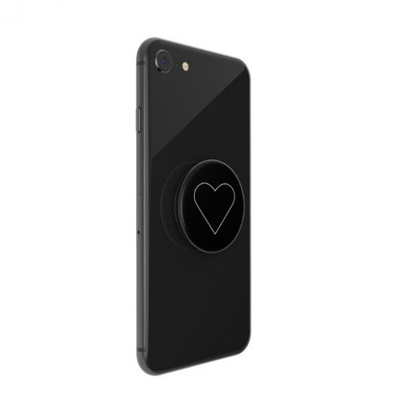 Popsockets 2 White Heart Black 800667 uchwyt i podstawka do telefon - standard