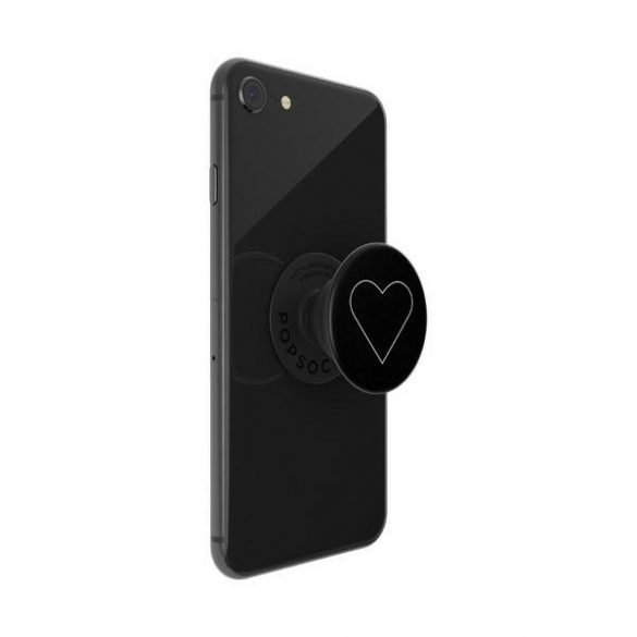 Popsockets 2 White Heart Black 800667 uchwyt i podstawka do telefon - standard