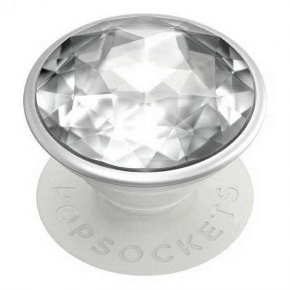 Popsockets Disco Crystal Silver 800925 uchwyt i podstawka do telefon