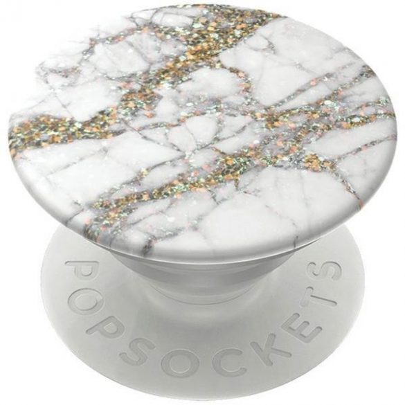 Popsockets 2 Gold Sparkle Marble 801634 suport pentru telefon și leagăn - standard