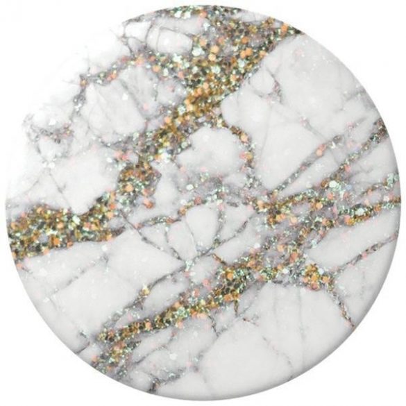 Popsockets 2 Gold Sparkle Marble 801634 suport pentru telefon și leagăn - standard