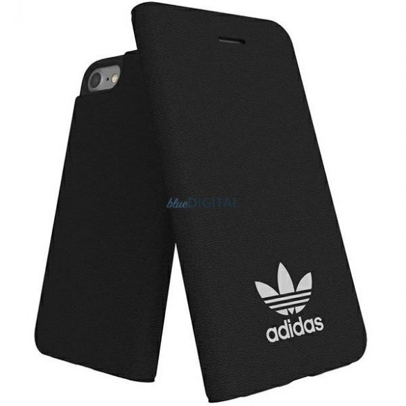 Husă Adidas OR Booklet NOU BASIC iPhone 6/6S/7/8/SE2020/SE2022 czarno-biały/negru-alb 26903