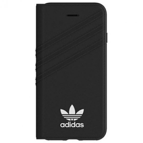 Adidas OR Booklet husă Suede iPhone 6 / 6S / 7 / 8 negru / negru 28597