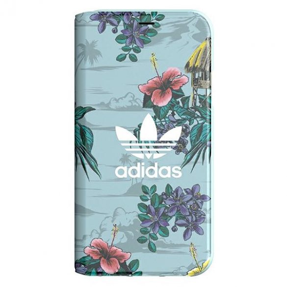 Adidas Booklet husă Floral iPhone X/XS gri/gri 30927