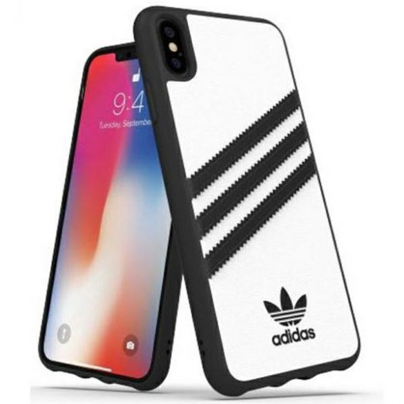 Husă Adidas OR Mulata PU iPhone Xs Max biał/alb 32809