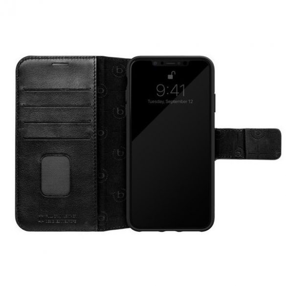 Bugatti BookCover Zurigo iPhone Xs Max czarny/negru 32901