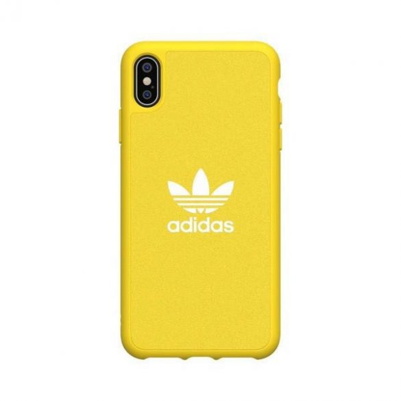 Husă turnată Adidas CANVAS iPhone Xs Max zółty/galben 34965