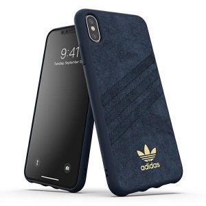 Husă Adidas OR Mulata ULTRASSuede iPhone Xs Max niebieski/collegiate royal 35001